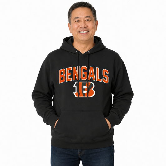 Cincinnati Bengals NFL Home Team Hoodie Sweatshirt - Black