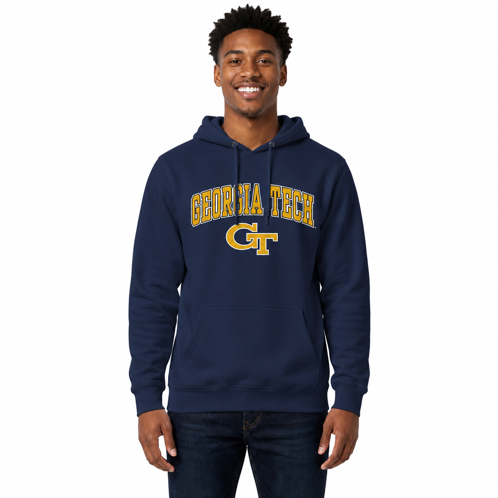 GAT Arch & Logo Gameday Hoodie - Navy