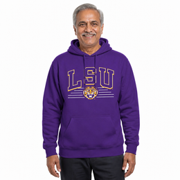 LSU Tigers NCAA Overtime Classics Hoodie - Purple