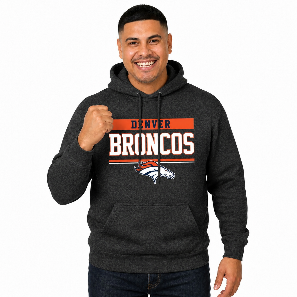 Denver Broncos Charcoal Gameday Hoodie - Charcoal