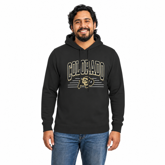 Colorado Buffaloes  Overtime Classics Fleece Hoodie Sweatshirt - Black