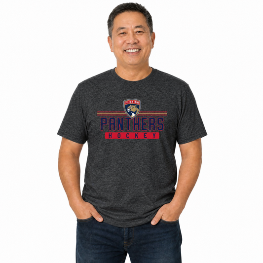 Florida Panthers T-Shirt NHL Heather Charcoal - Charcoal