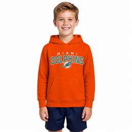 Miami Dolphins NFL Youth Starting Fresh Hoodie for Boys and Girls - Orange