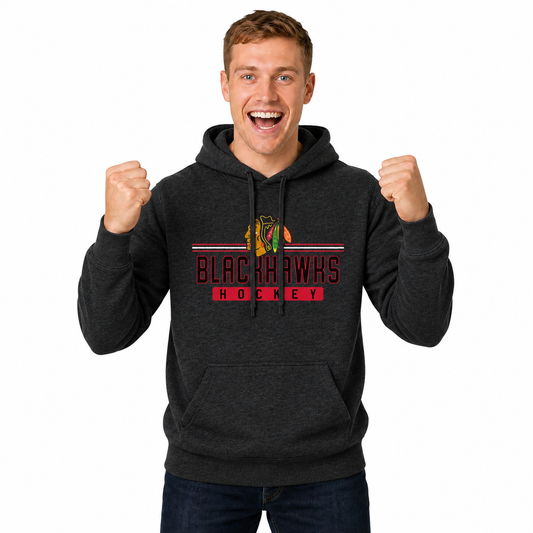 Chicago Blackhawks Blackhawks Hoodie Sweatshirt for Men and Women - Charcoal
