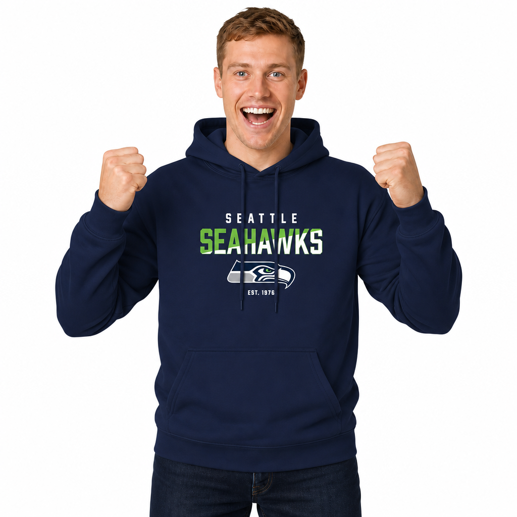 Seattle Seahawks Seahawks Hoodie Fleece Sweatshirt for Men and Women - Navy