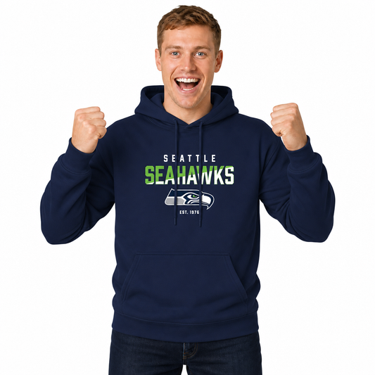 Seattle Seahawks Seahawks Hoodie Fleece Sweatshirt for Men and Women - Navy