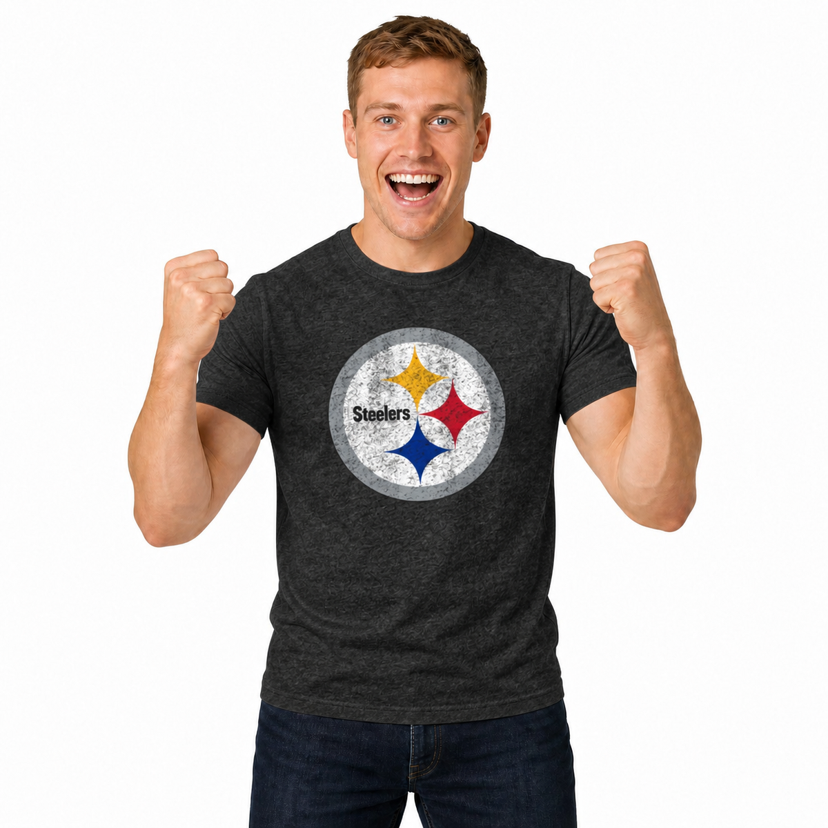 Pittsburgh Steelers NFL Throwback Tee - Team Color