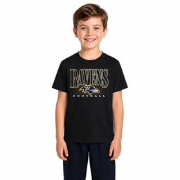 Baltimore Ravens NFL Youth Overtime T-Shirt - Black