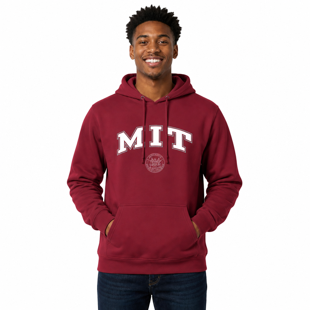 MIT Arch & Logo Gameday Hoodie - Cardinal