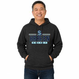 Seattle Kraken Kraken Hoodie Sweatshirt for Men and Women - Charcoal
