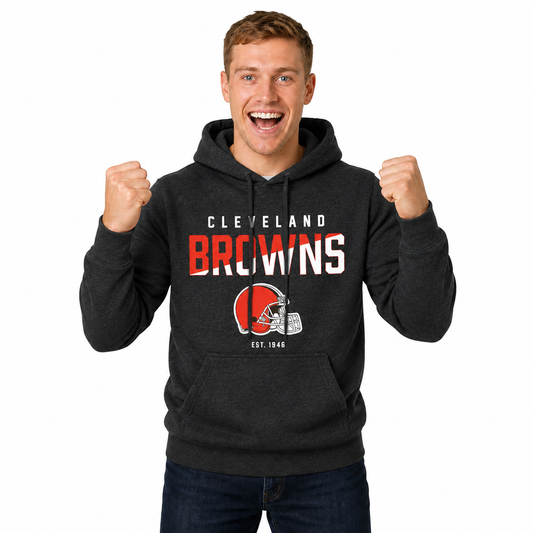 Cleveland Browns Browns Hoodie Fleece Sweatshirt for Men and Women - Charcoal