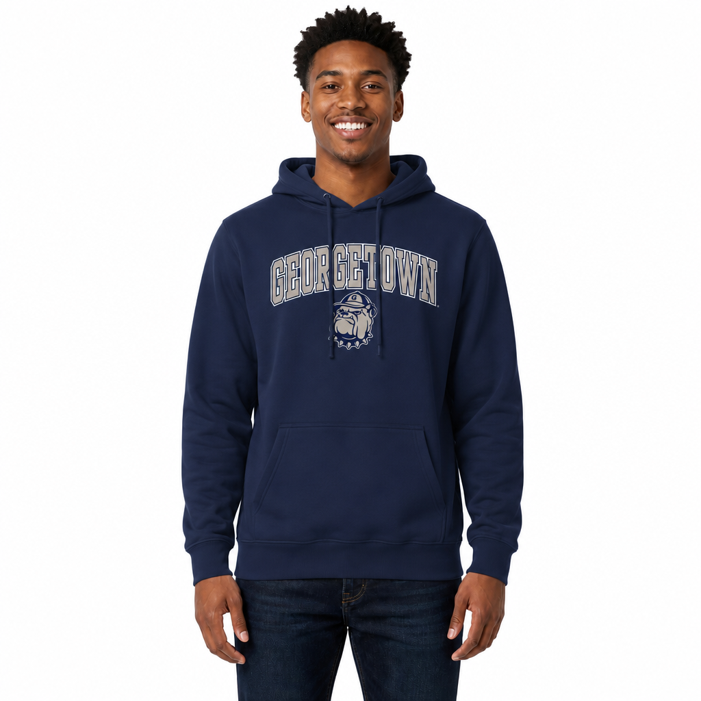 GTWN Arch & Logo Gameday Hoodie - Navy