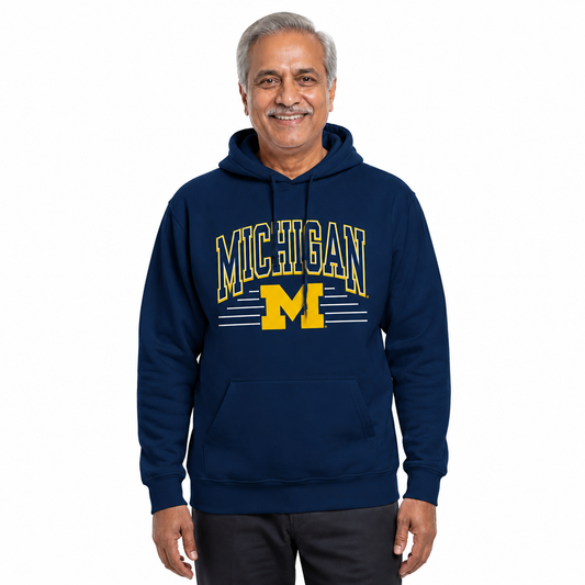 Michigan Wolverines NCAA Overtime Classics Hoodie - Navy