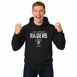 Las Vegas Raiders Raiders Hoodie Fleece Sweatshirt for Men and Women - Black