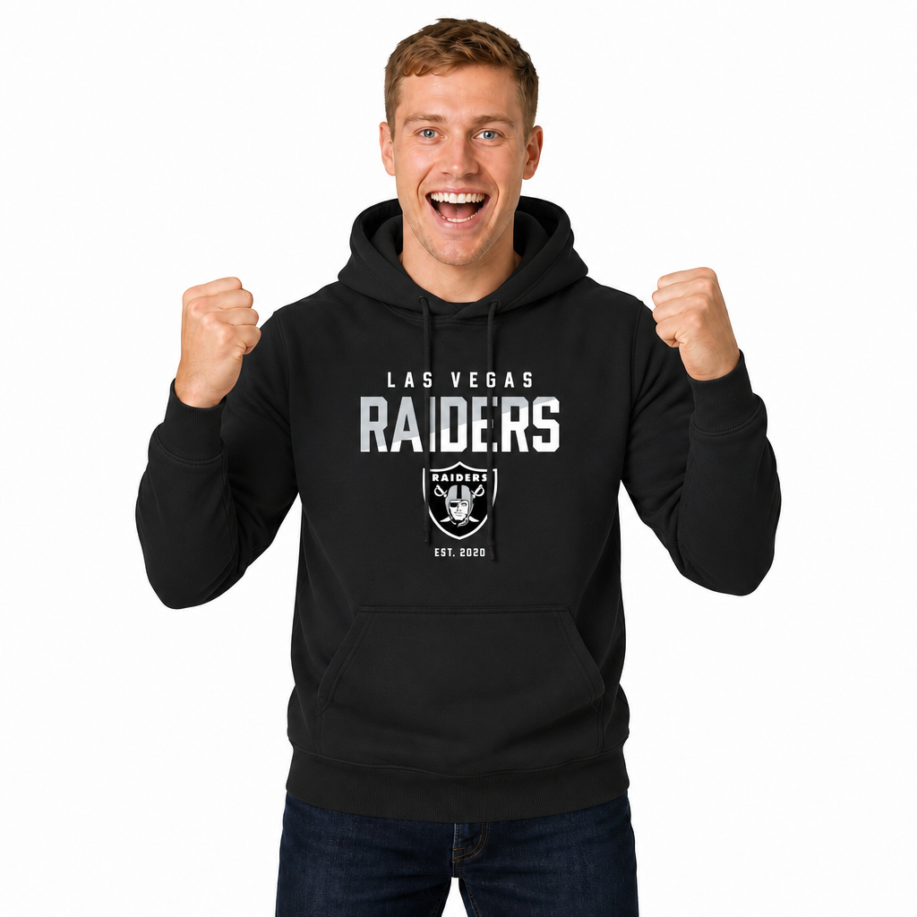 Las Vegas Raiders Raiders Hoodie Fleece Sweatshirt for Men and Women - Black
