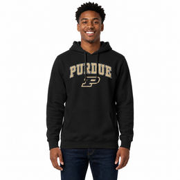 PUR Arch & Logo Gameday Hoodie - Black