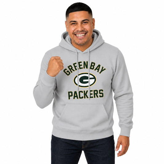 Green Bay Packers Gameday Hoodie Pullover Sweatshirt - Gray