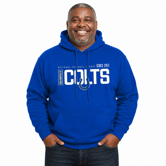 Indianapolis Colts NFL Modern Endzone Fleece Hoodie Royal Sweatshirt - Royal
