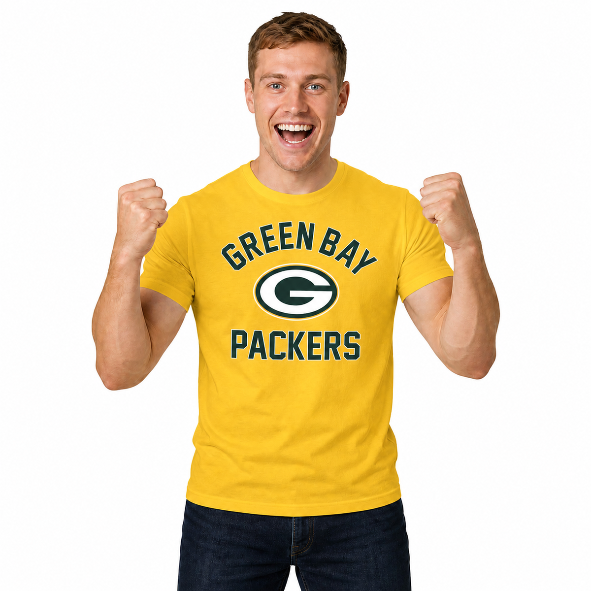 Green Bay Packers NFL Gameday T-Shirt for Men and Women - Gold