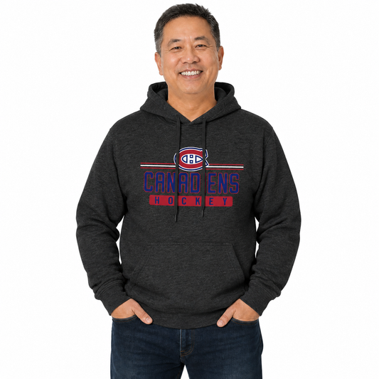 Montreal Canadiens Canadiens Hoodie Sweatshirt for Men and Women - Charcoal