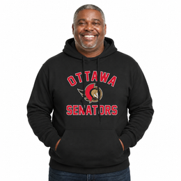 Ottawa Senators Hoodie Pullover Sweatshirt - Black