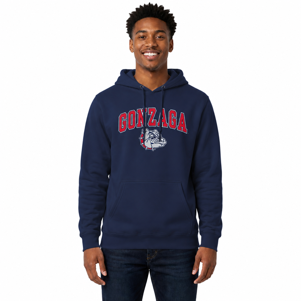 GONZ Arch & Logo Gameday Hoodie - Navy