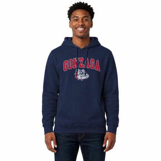 GONZ Arch & Logo Gameday Hoodie - Navy