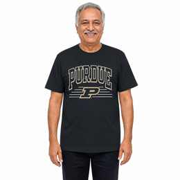 Purdue Boilermakers  NCAA Overtime Classics Unisex T-Shirt - Black