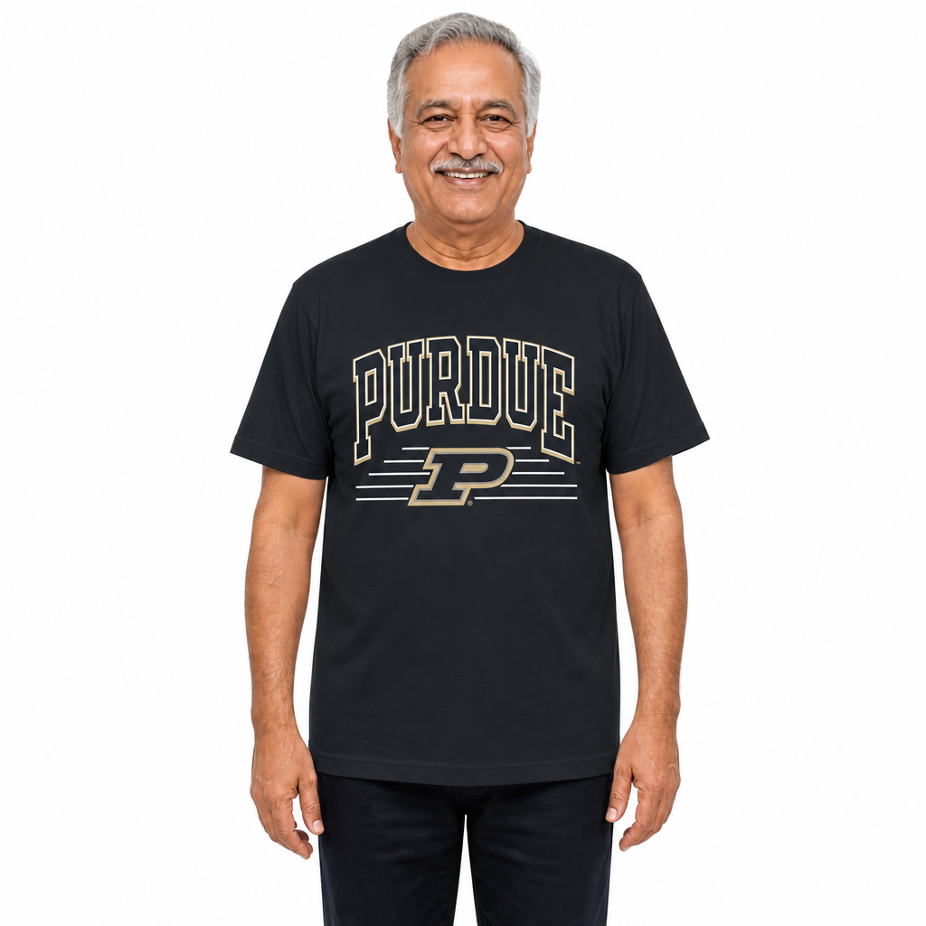 Purdue Boilermakers  NCAA Overtime Classics Unisex T-Shirt - Black