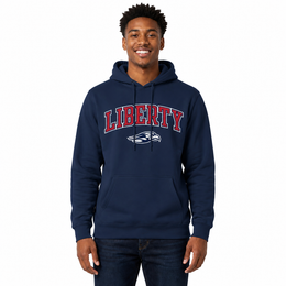 LIB Arch & Logo Gameday Hoodie - Navy
