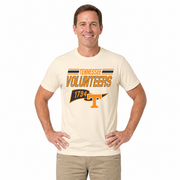 Tennessee Volunteers Varsity Club Pennant Shirt - Off White