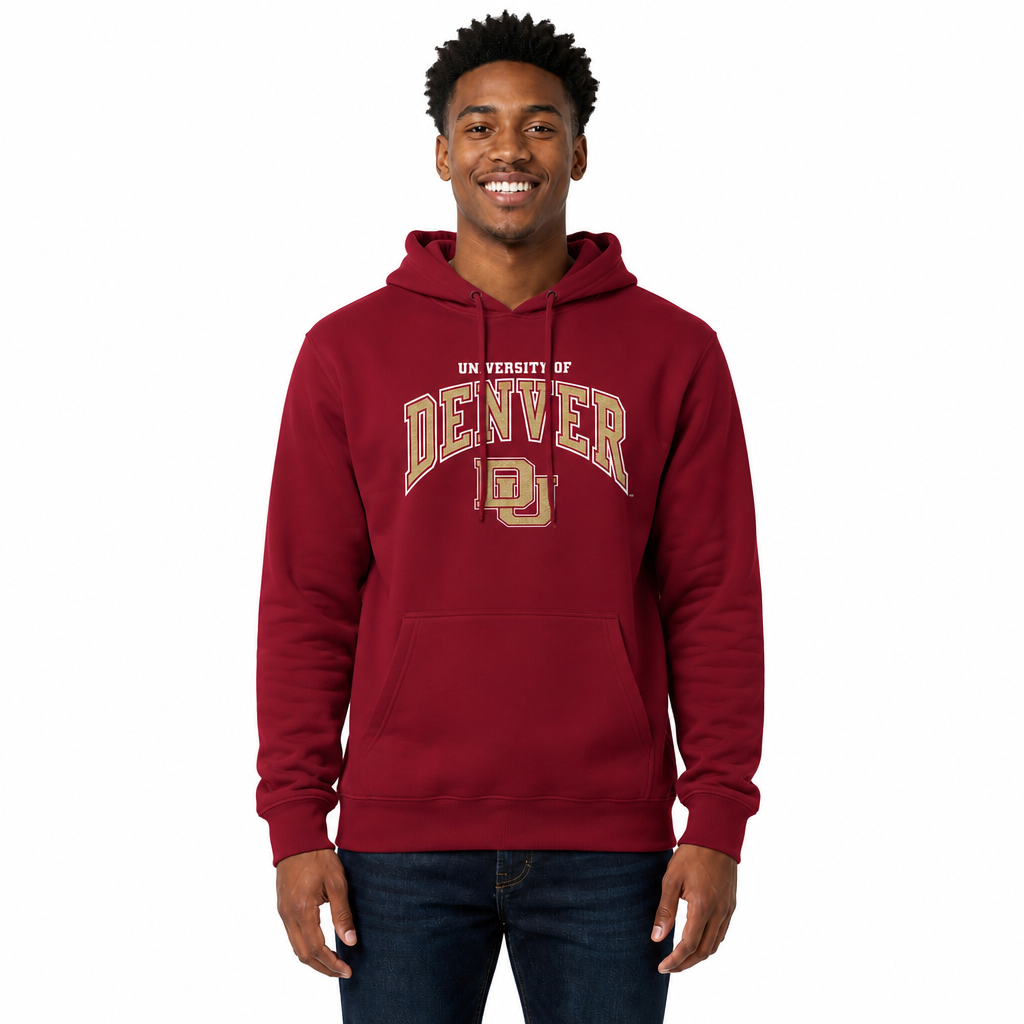 DEN Arch & Logo Gameday Hoodie - Maroon