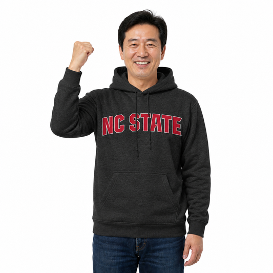 NC State Wolfpack NCAA Fan Hoodie Sweatshirt Men Women - Charcoal