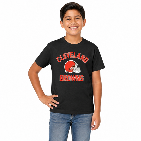 Cleveland Browns Youth NFL Football T-Shirt - Black