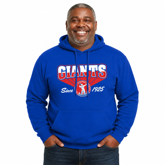New York Giants Vintage Block Fleece Hoodie - Royal