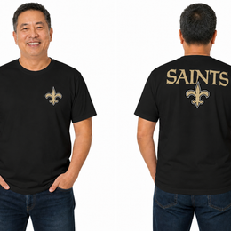 New Orleans Saints NFL Final Countdown T-Shirt Men Women - Black