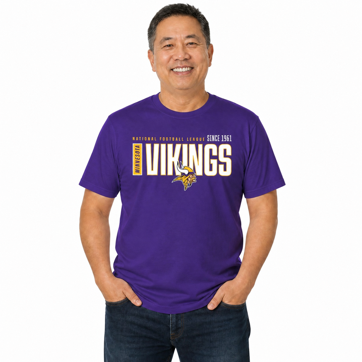 Minnesota Vikings NFL Shirt Men Women Unisex Tag-Free Cotton Gameday Tee - Purple