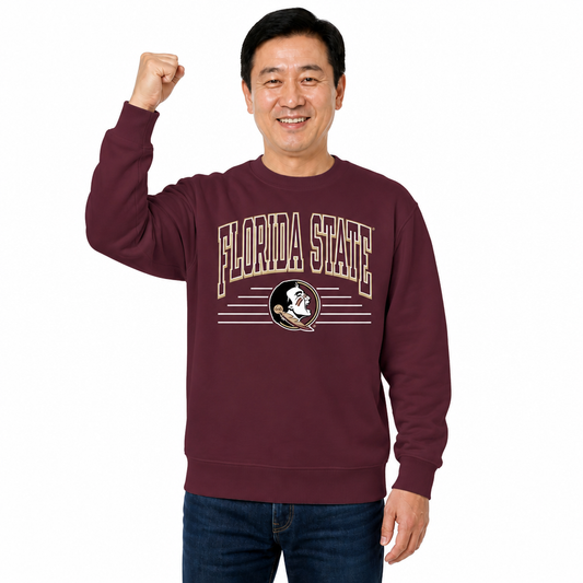 Florida State Seminoles NCAA Overtime Classics Crewneck Sweatshirt - Garnet
