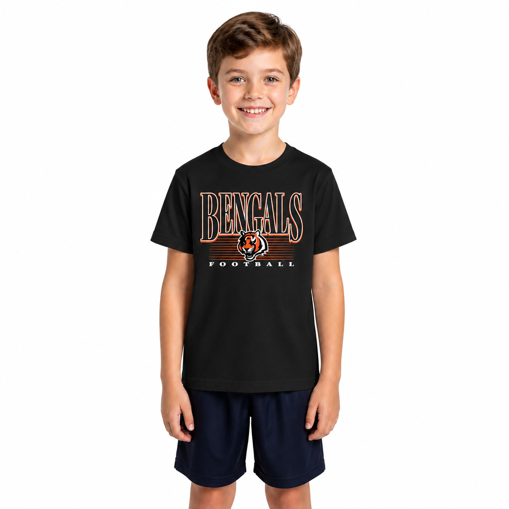 Cincinnati Bengals NFL Youth Overtime T-Shirt - Black