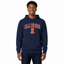 ILL Arch & Logo Gameday Hoodie - Navy