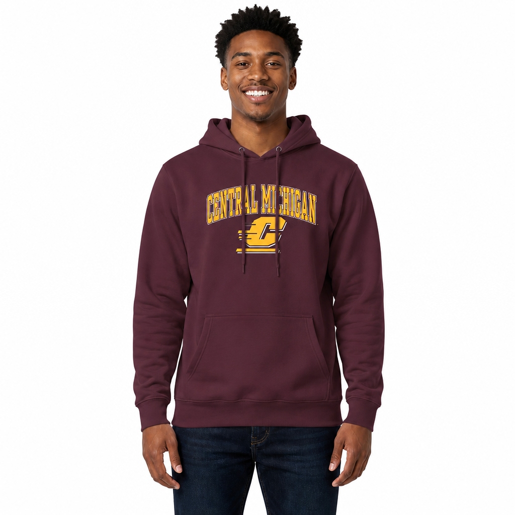 CMU Arch & Logo Gameday Hoodie - Maroon