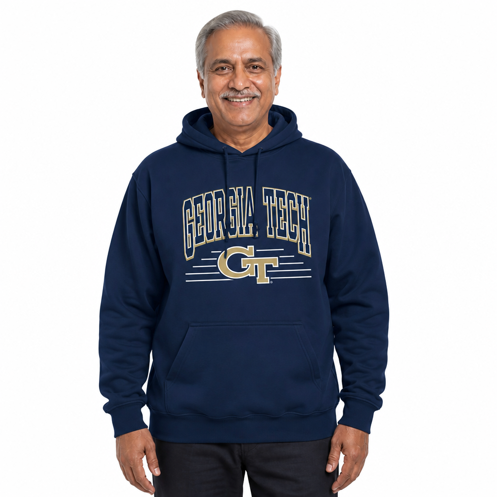 Georgia Tech Yellowjackets Georgia Tech Yellow Jackets NCAA Overtime Classics Hoodie - Navy