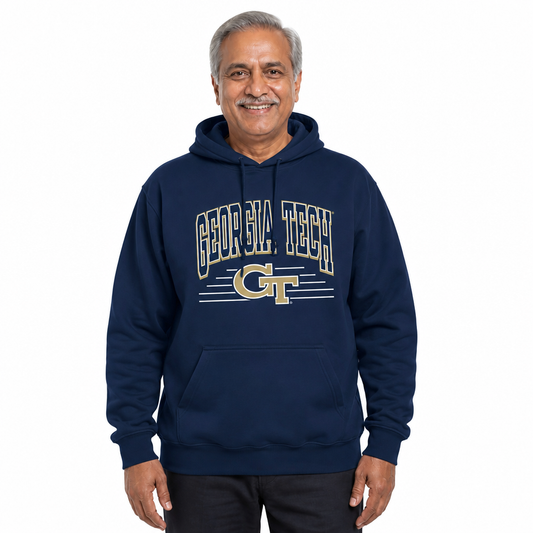 Georgia Tech Yellowjackets Georgia Tech Yellow Jackets NCAA Overtime Classics Hoodie - Navy