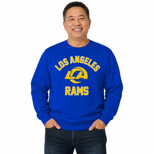 Los Angeles Rams NFL Adult Gameday Football Crewneck Sweatshirt - Royal