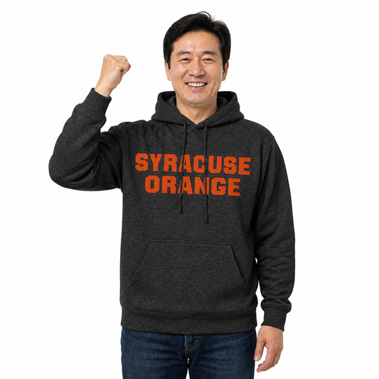 Syracuse Orange NCAA Fan Hoodie Sweatshirt Men Women - Charcoal