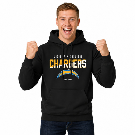 Los Angeles Chargers Chargers Hoodie Fleece Sweatshirt for Men and Women - Black