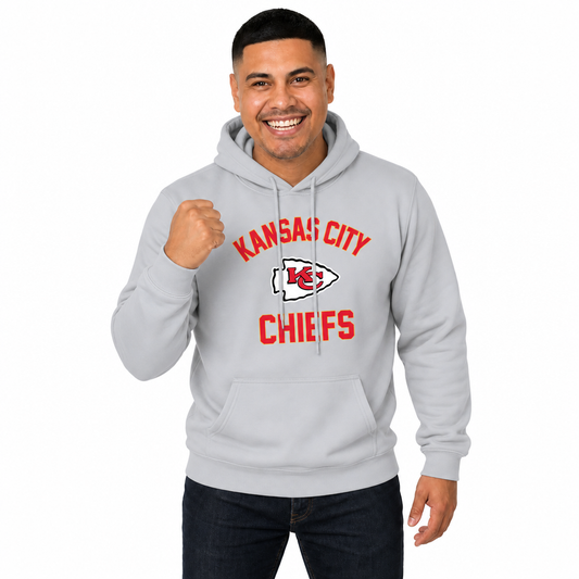 Kansas City Chiefs Gameday Hoodie Pullover Sweatshirt - Sport Gray