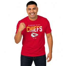 Kansas City Chiefs NFL Color Block Tee - Red