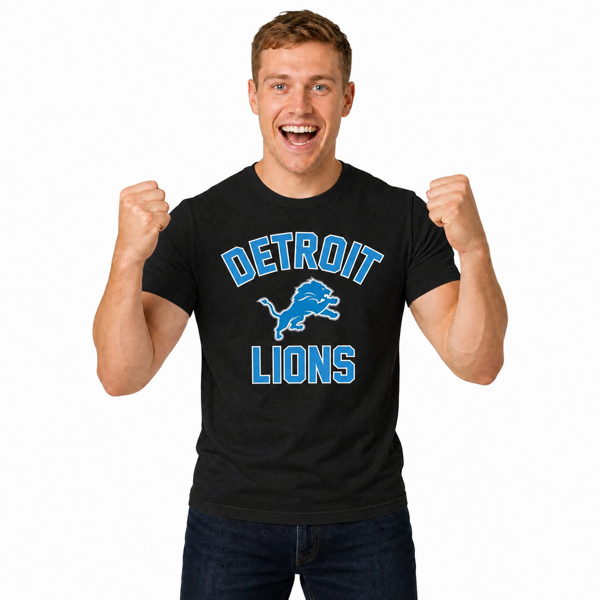 Detroit Lions NFL Gameday T-Shirt for Men and Women - Black