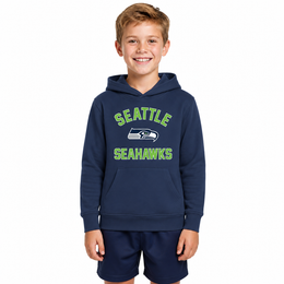 Seattle Seahawks Youth Gameday Hoodie Sweatshirt - Navy